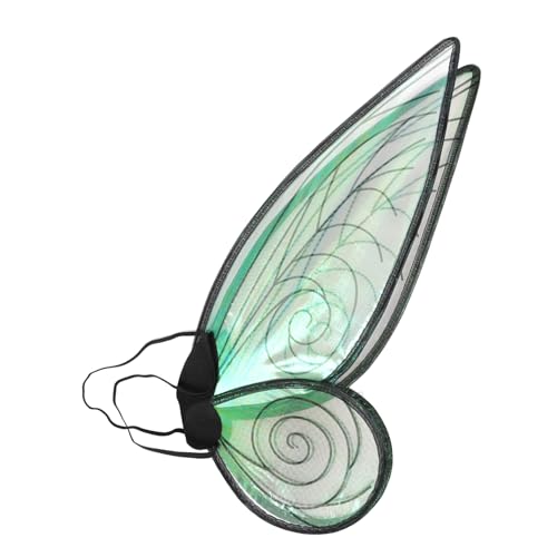 YARNOW Schmetterlingsflügel Kostüm Flügel Prop aus Leichtem Garn Faltbar Komfortabel für Fasching Cosplay Party Feenkostüm Bühnenauftritte Schwarz Schillernd Klein YARNOW Schmetterlingsflügel Kostüm Flügel Prop aus Leichtem Garn Faltbar Komfortabel für Fasching Cosplay Party Feenkostüm Bühnenauftritte Schwarz Schillernd Klein von YARNOW