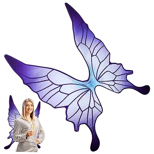 YARNOW Schmetterlingsflügel Kostüm für Damen für Karneval Augenfälliges Accessoire für Cosplay Bühnenaufführungen und Fotoshootings Passend für Verschiedene Körpergrößen YARNOW Schmetterlingsflügel Kostüm für Damen für Karneval Augenfälliges Accessoire für Cosplay Bühnenaufführungen und Fotoshootings Passend für Verschiedene Körpergrößen von YARNOW