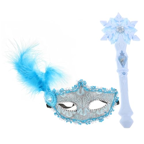 YARNOW Schnee Zauberstab Weihnachten Mädchen Prinzessin Zauberstäbe Cosplay Party Schneeflockenstab Zum Leuchten Bringen Zubehör Schneeflocke Zauberstab Plastik Blue YARNOW Schnee Zauberstab Weihnachten Mädchen Prinzessin Zauberstäbe Cosplay Party Schneeflockenstab Zum Leuchten Bringen Zubehör Schneeflocke Zauberstab Plastik Blue von YARNOW