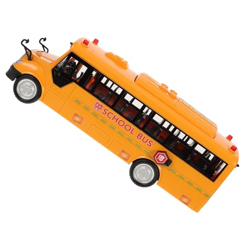 YARNOW Schulbus Für Lernspielzeug Mit Licht Und Sound Hochwertiges Kunststoffmodell Für Innen Und Außenbereich Fördert Die Fantasie Und Kreativität Im Vorschulalter von YARNOW