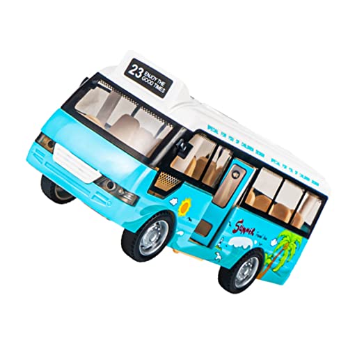 YARNOW Schulbus mit Licht und Sound Simuliertes Busmodell für Spacigem Fördert Emotionale und Intellektuelle Entwicklung für Kleine Hände von YARNOW