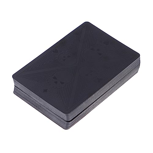 YARNOW Schwarze Spielkarten mit Muster Kreative Pokerkarten für Home Bar Büro und Spieleabende Familienfeiern und Spielabende YARNOW Schwarze Spielkarten mit Muster Kreative Pokerkarten für Home Bar Büro und Spieleabende Familienfeiern und Spielabende von YARNOW