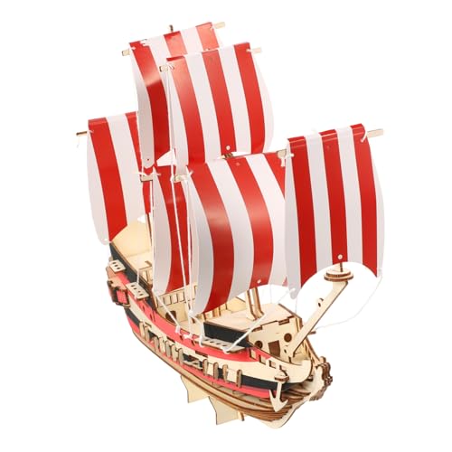 YARNOW Segelboot Modellbausatz aus Holz Lifelike Puzzle für Erwachsene und DIY Bausatz für Kreative Bastelstunden Geeignet für Zuhause Büro und Kinderzimmer von YARNOW