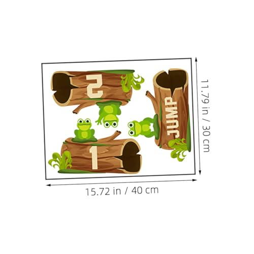 YARNOW Selbstklebende Frosch Bodenaufkleber für Kinderzimmer und Kindergarten Spielzimmer Sichere Abziehbare Kinderzimmer Deko Niedliche Sprungfrosch Motive für Nursery und Spielbereiche YARNOW Selbstklebende Frosch Bodenaufkleber für Kinderzimmer und Kindergarten Spielzimmer Sichere Abziehbare Kinderzimmer Deko Niedliche Sprungfrosch Motive für Nursery und Spielbereiche von YARNOW