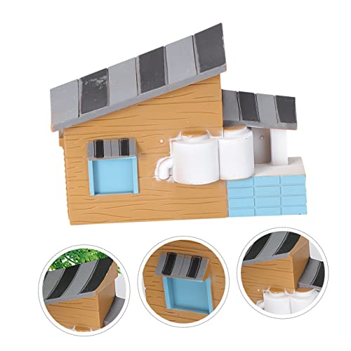 YARNOW Simulation Bauernhof Umweltfreundliches Haus Modell Lernspielzeug für Kreative Bauernhof Szene Dekoratives Modell für Kinderzimmer und Garten von YARNOW