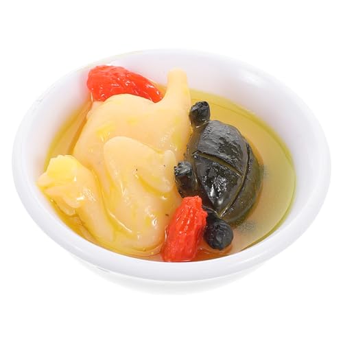 YARNOW Simulation Lebensmittelmodell Realistisches Essen Falsches Huhn Simuliertes Fleisch Party-Essen-Requisiten Stütze Chinesisches Essen Prop Essen Falsches Essen PVC von YARNOW