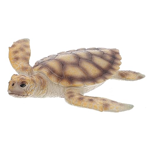 YARNOW Simulation Schildkröte Tier Kinderspielzeug Modelle Weihnachtsdekoration Schildkrötenmodell Meeresschildkrötenmodell Pädagogisches Schildkrötenspielzeug Kognition von YARNOW
