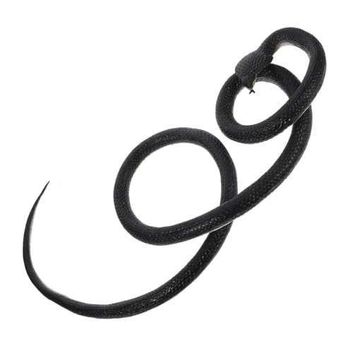 YARNOW Simulation Schlange Realistische Cobra Deko Figur aus Langlebigem Sicherem Material für Garten Halloween Aprilscherz Lernspielzeug und Party Requisiten von YARNOW