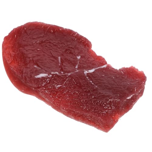 YARNOW Simulation Steak Modell Realistisches Rindfleisch Küchendekoration Essensprops Hochwertiges Langlebig Wiederverwendbar für Fotografie Ausstellungen YARNOW Simulation Steak Modell Realistisches Rindfleisch Küchendekoration Essensprops Hochwertiges Langlebig Wiederverwendbar für Fotografie Ausstellungen von YARNOW