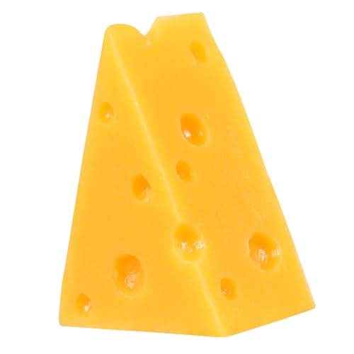 YARNOW Simuliertes Modell Dreieckige Käsedekoration Für Bäckereien Kunsthandwerk Und Realistische Fake Cheese Requisite Für Heim Und Geschäftsausstellungen von YARNOW