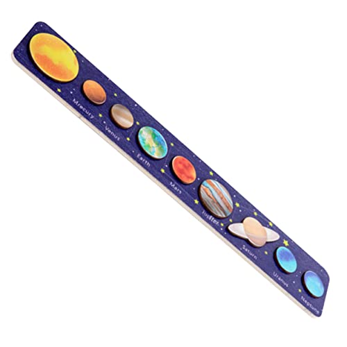 YARNOW Holzpuzzle Sonnensystem Für Junge Mädchen Lernspielzeug Kognitiven Fähigkeiten Planeten Matching Brett Montessori Geeignet Für Jungen Und Mädchen Ab Jahren Sicher Und von YARNOW