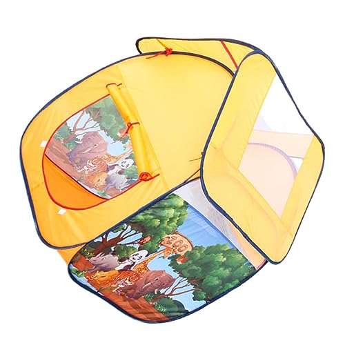 YARNOW Spielzelt mit Tiermotiven Niedliches Spielhaus für Jungen für Drinnen und Draußen aus Strapazierfähigem Material Fördert Kreatives und Unvergessliche YARNOW Spielzelt mit Tiermotiven Niedliches Spielhaus für Jungen für Drinnen und Draußen aus Strapazierfähigem Material Fördert Kreatives und Unvergessliche von YARNOW