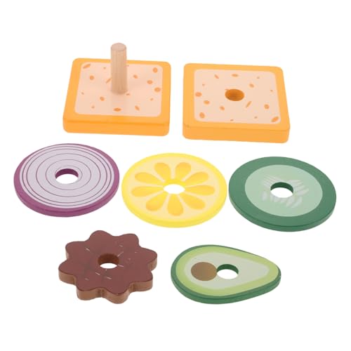 YARNOW Stapel Lebensmittel Set Interaktives zur Sandwich Herstellung Fördert Feinmotorik für Kleinkinder und Vorschulkinder Lernspielzeug für Kreatives YARNOW Stapel Lebensmittel Set Interaktives zur Sandwich Herstellung Fördert Feinmotorik für Kleinkinder und Vorschulkinder Lernspielzeug für Kreatives von YARNOW