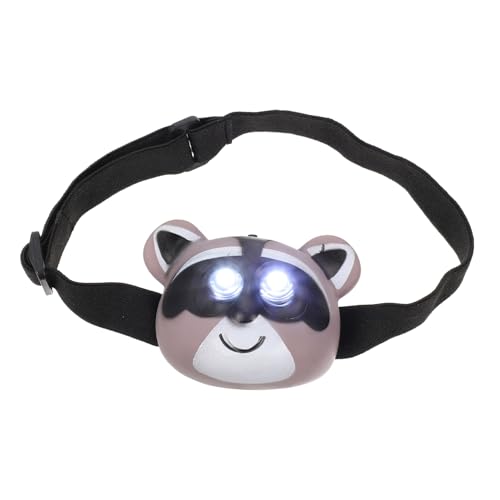 YARNOW Stirnlampe Cartoon Tiermotiv Waschbär Verschleißfest Praktisches Outdoor Stirnlicht Verstellbar Langlebig Geeignet für Camping und Aktivitäten YARNOW Stirnlampe Cartoon Tiermotiv Waschbär Verschleißfest Praktisches Outdoor Stirnlicht Verstellbar Langlebig Geeignet für Camping und Aktivitäten von YARNOW