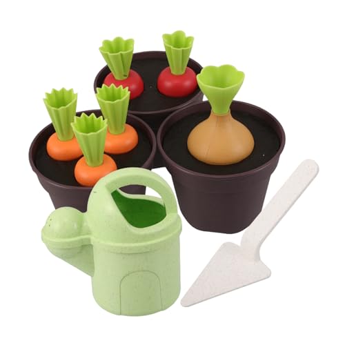 YARNOW Strandspielzeug Set aus Weizenstroh Sandspielzeug mit Schaufel und Gießkanne Karotten Pflanzset für Jungen und Mädchen Nachhaltiges Gartenspielzeug für Indoor und Outdoor YARNOW Strandspielzeug Set aus Weizenstroh Sandspielzeug mit Schaufel und Gießkanne Karotten Pflanzset für Jungen und Mädchen Nachhaltiges Gartenspielzeug für Indoor und Outdoor von YARNOW