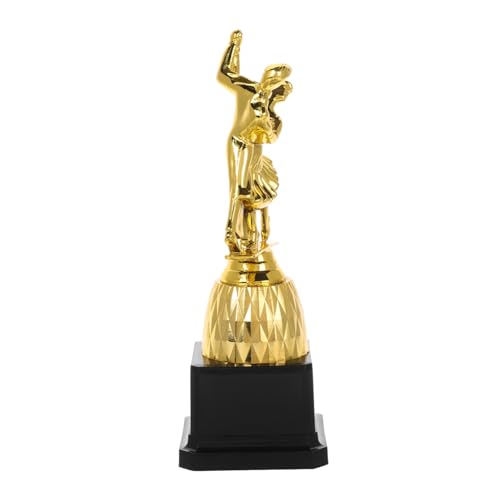 YARNOW Studententrophäe Zum Kindergartenabschluss Tänzer Trophäen Tanztrophäenverzierung Trophäen Für Trophäenmodell Jubeltrophäe Kinderspielzeug Pokale Plastik Golden von YARNOW