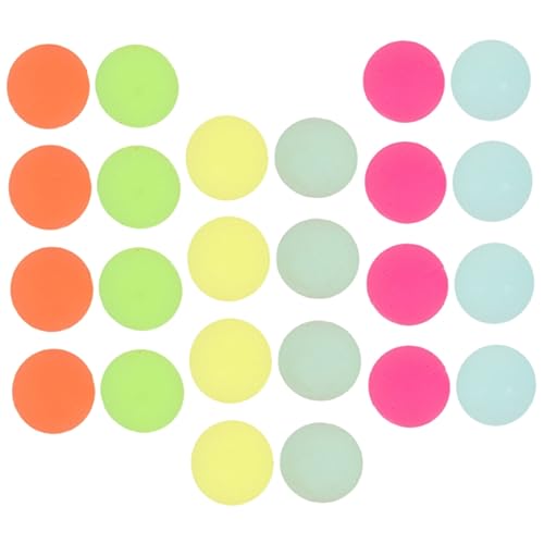 YARNOW Stück Leuchtende Gummibälle Nachtglühende Sprungbälle in Zufälligen Farben Partys und Outdoor Spielspaß Zufällige Farbe von YARNOW