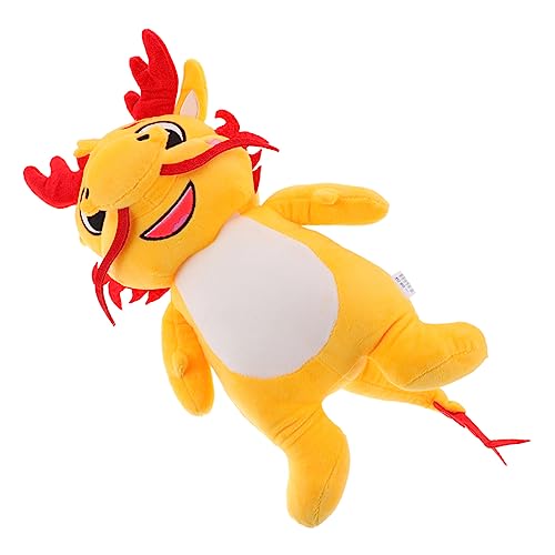 YARNOW Stuffed Dragon Toy Cartoon Plush Dragon Mascot Doll for Chinese Year Decorations Present for and Family YARNOW Stuffed Dragon Toy Cartoon Plush Dragon Mascot Doll for Chinese Year Decorations Present for and Family von YARNOW