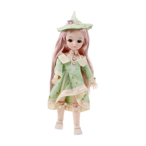 YARNOW Style Puppen amerikanische Puppe Puppenschanninform Kugelgelenkpuppe Anime-Puppe Kawaii Puppe Miniatur-Schaufensterpuppen Puppenkleidung Süße Puppe Puppen für Mädchen Samt von YARNOW