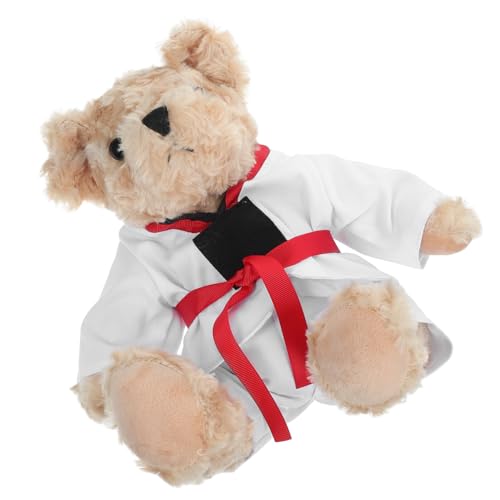 YARNOW Taekwondo Bär Plüschtier Kuscheliges Stofftier für Taekwondo Perfektes für Geburtstagen Feiertagen und Besonderen Anlässen YARNOW Taekwondo Bär Plüschtier Kuscheliges Stofftier für Taekwondo Perfektes für Geburtstagen Feiertagen und Besonderen Anlässen von YARNOW