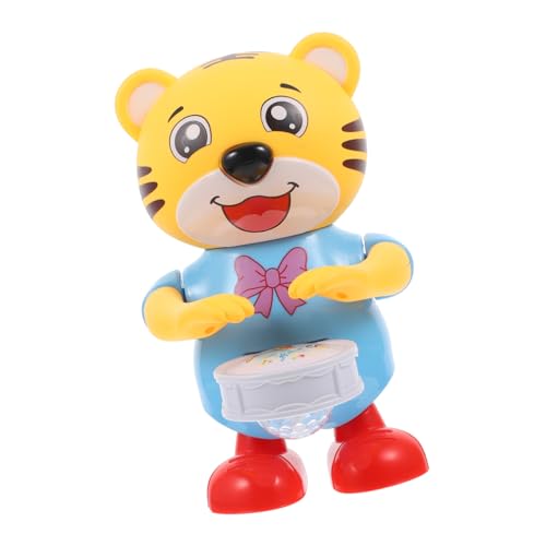 YARNOW Tanzender Tiger Musikspielzeug Elektrisches mit Trommel und Gesang für Pädagogisches Kreativität und Spaß Farbenfrohes Design Geeignet für Junge Mädchen YARNOW Tanzender Tiger Musikspielzeug Elektrisches mit Trommel und Gesang für Pädagogisches Kreativität und Spaß Farbenfrohes Design Geeignet für Junge Mädchen von YARNOW