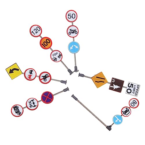 YARNOW Teiliges Set mit Plastik Verkehrszeichen für Pädagogisches zur Verkehrserziehung für Outdoor Aktivitäten und Kreative Rollenspiele YARNOW Teiliges Set mit Plastik Verkehrszeichen für Pädagogisches zur Verkehrserziehung für Outdoor Aktivitäten und Kreative Rollenspiele von YARNOW