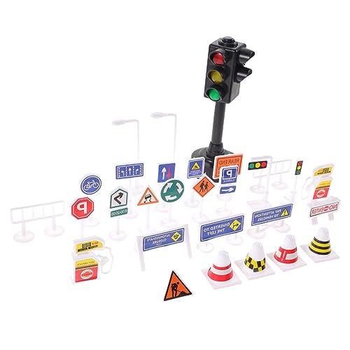 YARNOW Teiliges Verkehrszeichen Lernspielzeug für Kleinen Straßenschildern und Grünem Ampelspielzeug Pädagogisches Kognitives Verkehrssicherheits zur Simulation Realer YARNOW Teiliges Verkehrszeichen Lernspielzeug für Kleinen Straßenschildern und Grünem Ampelspielzeug Pädagogisches Kognitives Verkehrssicherheits zur Simulation Realer von YARNOW