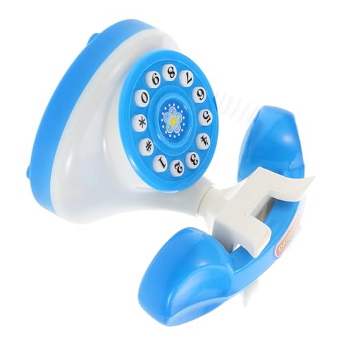 YARNOW Telefon Für Wählscheibentelefon Für Kleinkinder Interaktives Lernspielzeug Blau Fördert Kreatives Und Kommunikation Für Rollenspiele Und Geburtstagsgeschenke von YARNOW