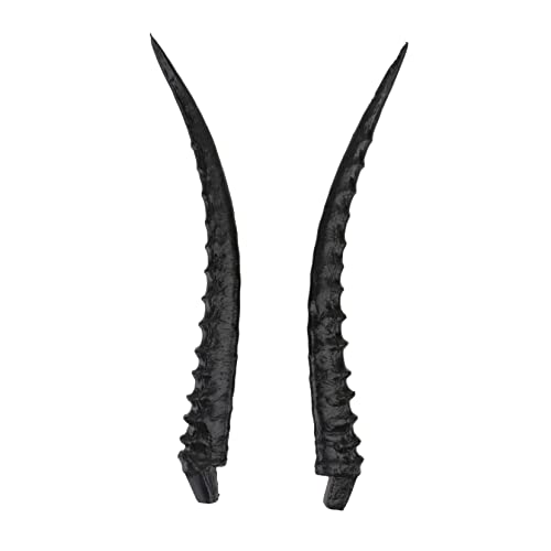YARNOW Teufelshörner Haarreif DIY Kostüm Zubehör Schwarzer Hörner Kopfschmuck für Karneval Fasching Party Haarschmuck YARNOW Teufelshörner Haarreif DIY Kostüm Zubehör Schwarzer Hörner Kopfschmuck für Karneval Fasching Party Haarschmuck von YARNOW