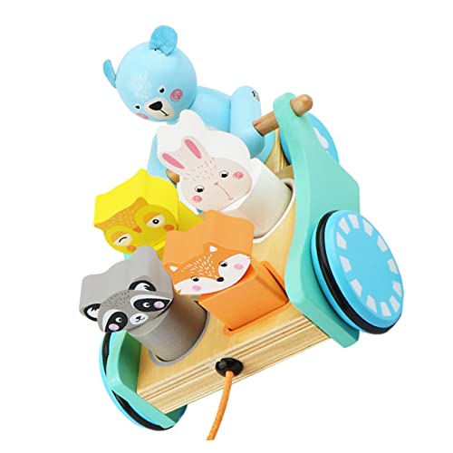 YARNOW Tierfreundlicher Holz Lernwagen für Bildungsspielzeug mit Tierschlepper für Jahre Fördert Hand Auge Koordination und Farbverständnis Robust und Sicher YARNOW Tierfreundlicher Holz Lernwagen für Bildungsspielzeug mit Tierschlepper für Jahre Fördert Hand Auge Koordination und Farbverständnis Robust und Sicher von YARNOW