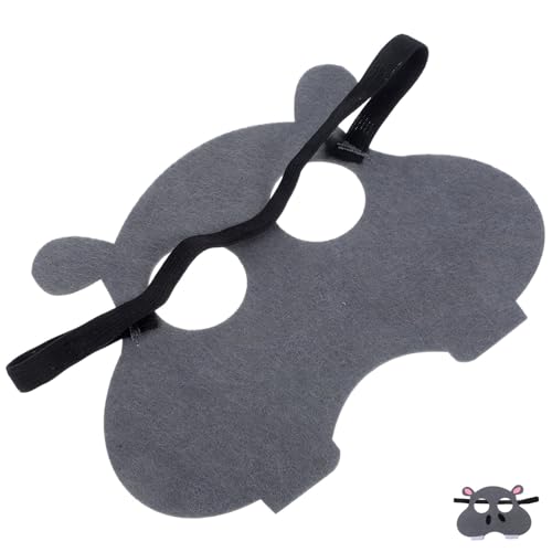YARNOW Tierische Kostüm Maske aus Atmungsaktivem Vliesstoff Leichte Einfache Halloween Party Maske für Erwachsene für Karneval Festival und Cosplay von YARNOW