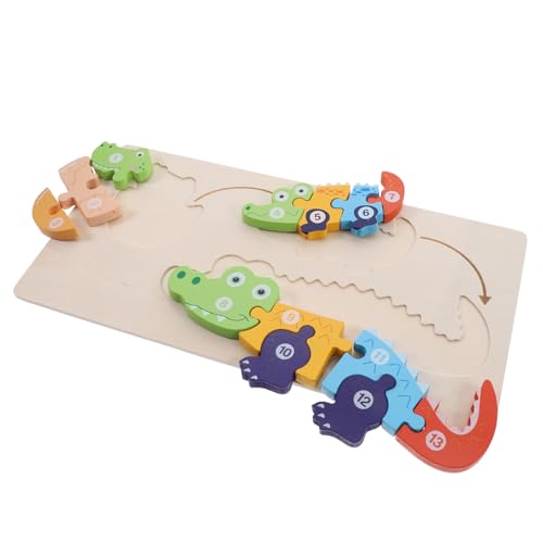 YARNOW Tierisches Holzpuzzle für Kleinkinder Farbenfrohes Lernspielzeug Kreativität und Kognitiven Fähigkeiten Geburtstagsgeschenke und Feiertage aus Hochwertigem Holz Gefertigt YARNOW Tierisches Holzpuzzle für Kleinkinder Farbenfrohes Lernspielzeug Kreativität und Kognitiven Fähigkeiten Geburtstagsgeschenke und Feiertage aus Hochwertigem Holz Gefertigt von YARNOW