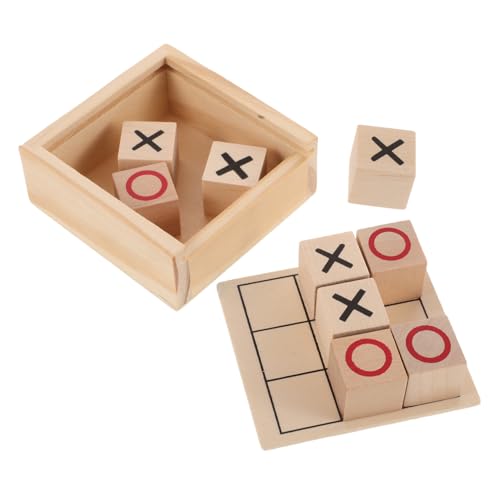 YARNOW Toe- Lehrreich Drinnen Kaffee Dekorativ Spiele Für Senioren Puzzlespiel Für Kartenspiel Klassisches Familienspiel Brettspieltisch Tabletop-Spiele Khaki Holz von YARNOW
