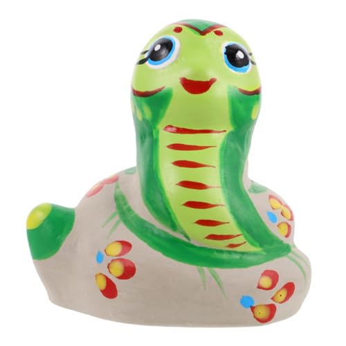 YARNOW Traditionelle Handgefertigte Schlangenstatue Miniatur Tierische Figur Chinesische Schlangenstatue - Home Snake Figur Hand Bemalt Schlange Skulptur YARNOW Traditionelle Handgefertigte Schlangenstatue Miniatur Tierische Figur Chinesische Schlangenstatue - Home Snake Figur Hand Bemalt Schlange Skulptur von YARNOW