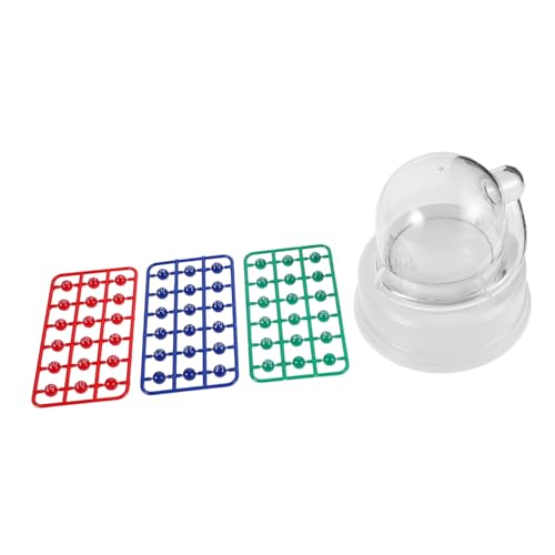 YARNOW Tragbarer Lotterieautomat Lottoballautomat Tragbares Bingo Für Unterwegs Tragbarer Bingoautomat Bingoautomat Für Die Familie Party Lottoballspiel Aus von YARNOW