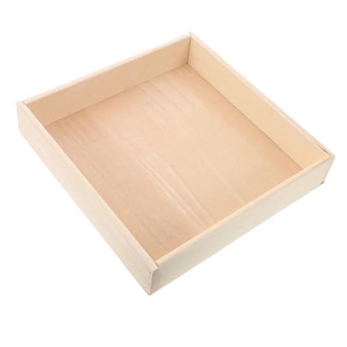 YARNOW Tragbarer für Außenbereich Robuster Sandtray Holz Aufbewahrungsbox für Drinnen Draußen Sicheres Sandkastenspielzeug YARNOW Tragbarer für Außenbereich Robuster Sandtray Holz Aufbewahrungsbox für Drinnen Draußen Sicheres Sandkastenspielzeug von YARNOW