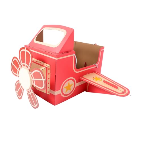 YARNOW Tragbares DIY Flugzeugspielzeug für Interaktives Kreatives und Farbenfrohes Papierflugzeugspielzeug mit Rotierenden Ventilatoren für Unbeschwerte Spielstunden YARNOW Tragbares DIY Flugzeugspielzeug für Interaktives Kreatives und Farbenfrohes Papierflugzeugspielzeug mit Rotierenden Ventilatoren für Unbeschwerte Spielstunden von YARNOW