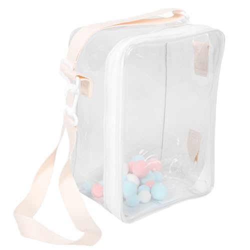 YARNOW Transparente Aufbewahrungstasche für Puppen Große mit Reißverschluss Praktische Vitrine für Mini Puppen Staubdichter Organizer für Sammlerfiguren von YARNOW
