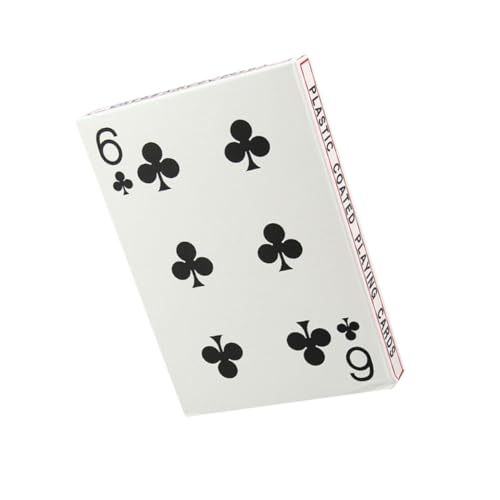 YARNOW Überdimensionales Pokerkarten Größer Standard Zuhause Bar und Büro Ausgezeichnetes Spielgefühl für Familienfeiern und Spieleabende YARNOW Überdimensionales Pokerkarten Größer Standard Zuhause Bar und Büro Ausgezeichnetes Spielgefühl für Familienfeiern und Spieleabende von YARNOW