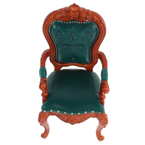 YARNOW Vintage Design Klassischer Rückenlehnenstuhl Perfektes Zubehör für Wohnzimmer Dekoration Langlebige Materialien für Sammler von YARNOW