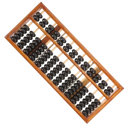 YARNOW Vintage Holz Abacus für Gehirnentwicklung Reihen Langlebiges Rechenhilfe für Schule Zuhause und Büro Einfach zu Transportieren Lagern von YARNOW