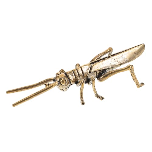 YARNOW Vintage Messing Heuschrecke Figur Insekt Abbildung Miniatur Tierstatue Für Gartendekorationen Im Freien Desktop -Ornamente YARNOW Vintage Messing Heuschrecke Figur Insekt Abbildung Miniatur Tierstatue Für Gartendekorationen Im Freien Desktop -Ornamente von YARNOW