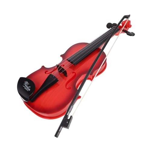 YARNOW Violine Vintage Design Akustische Simulation Instrument für Musikunterricht Zuhause Kindergarten Kolophonium von YARNOW