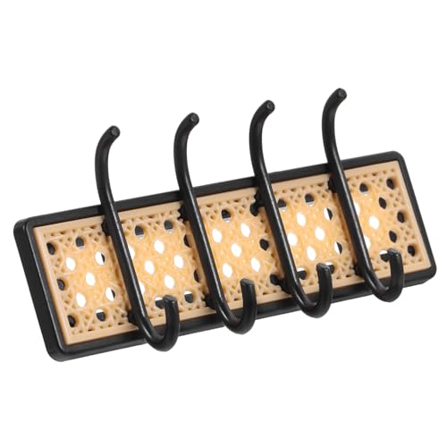 YARNOW Wandhaken für Puppenhaus Dekorativer Schlüsselhalter in Schwarz aus PVC für DIY Dekoration für Puppenhaus und Garten Szenen Teiliges YARNOW Wandhaken für Puppenhaus Dekorativer Schlüsselhalter in Schwarz aus PVC für DIY Dekoration für Puppenhaus und Garten Szenen Teiliges von YARNOW