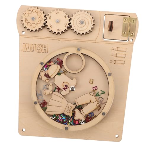 YARNOW Waschmaschine Frühschulzeit Waschmaschine Kleinkind sensorisch Ausbildung Waschmaschine Kinderwaschmaschine Spielzeugwaschmaschine -Rätsel Holz Khaki YARNOW Waschmaschine Frühschulzeit Waschmaschine Kleinkind sensorisch Ausbildung Waschmaschine Kinderwaschmaschine Spielzeugwaschmaschine -Rätsel Holz Khaki von YARNOW