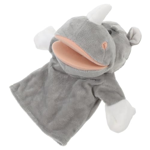 YARNOW Weiche Plüsch Handpuppe mit Beweglichem Offenem Mund Interaktives Erzählspielzeug für Puppentheater für Frühe Bildung und Fantasievolles Rollenspiel von YARNOW