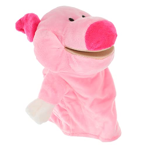 YARNOW Weiche Schwein Handpuppe für Plüsch Kuscheltier Interaktives für Kreativität und Rollenspiele Waschbar Leicht und Tragbar für Eltern Junge Mädchen Interaktion von YARNOW
