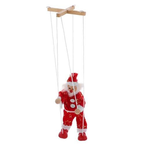 YARNOW Weihnachtliche Holz Marionette mit Zugfaden Interaktives für Kreatives Puppentheater Fördert Fingerfertigkeit und Eltern Junge Mädchen Bindung Süße Bühnenpuppe für Festtage YARNOW Weihnachtliche Holz Marionette mit Zugfaden Interaktives für Kreatives Puppentheater Fördert Fingerfertigkeit und Eltern Junge Mädchen Bindung Süße Bühnenpuppe für Festtage von YARNOW