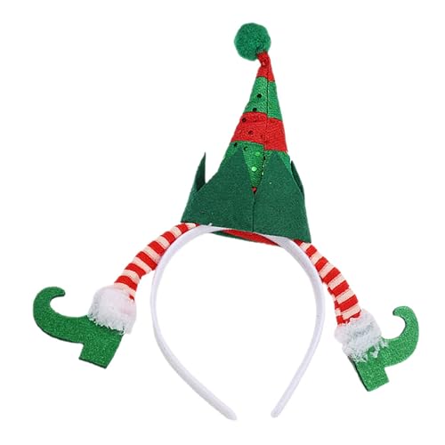 YARNOW Weihnachtlicher Haarreif Stil Komfortabler Weihnachtskopfschmuck für Erwachsene Party Haarschmuck Festliche Weihnachtsmütze Zubehör YARNOW Weihnachtlicher Haarreif Stil Komfortabler Weihnachtskopfschmuck für Erwachsene Party Haarschmuck Festliche Weihnachtsmütze Zubehör von YARNOW