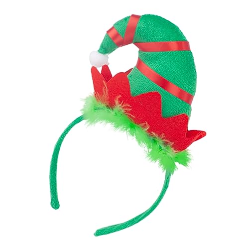YARNOW Weihnachtliches Stirnband mit Süßer Weihnachtsmütze Haaraccessoire für Xmas Partys Leicht und Bequem für Kostüme und Festliche Anlässe YARNOW Weihnachtliches Stirnband mit Süßer Weihnachtsmütze Haaraccessoire für Xmas Partys Leicht und Bequem für Kostüme und Festliche Anlässe von YARNOW